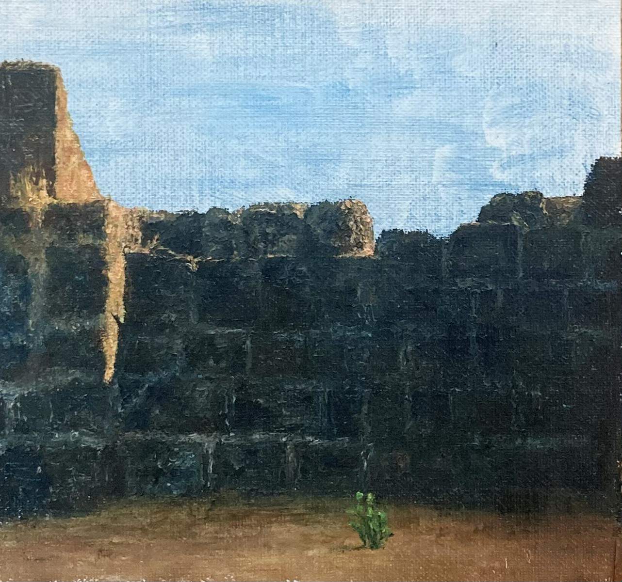 Fort Wall, painting by Kalpesh RC