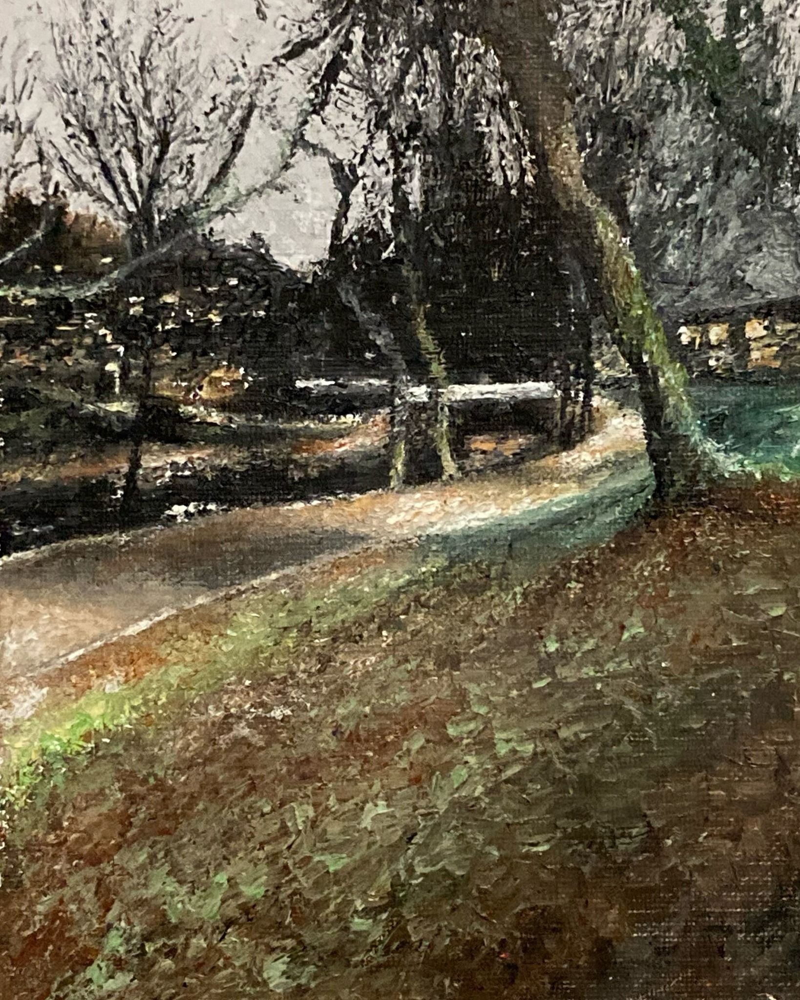 Woodland Path, painting by Kalpesh RC